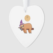 Halloween Witch Sloth Oversized T-Shirt Ornament (Vorderseite)