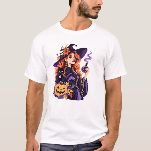 Halloween witch T-Shirt (Vorderseite)