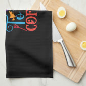 Halloween Witch Way To The Coffee Geschirrtuch (Viertel Falte)