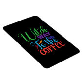 Halloween Witch Way To The Coffee Magnet (Rechte Seite)