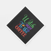 Halloween Witch Way To The Coffee Serviette (Ecke)