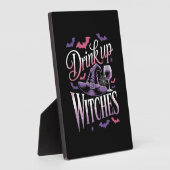 Halloween Witch Wine � Drink Up Fotoplatte (Seite)
