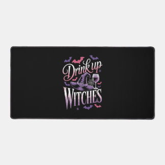 Halloween Witch Wine – Drink Up Schreibtischunterlage