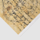 Halloween Witchcraft Alchemy Vintag Ephemera Seidenpapier (Ausschnitt)