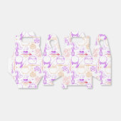 Halloween Witchcraft Muster Neon 01 Geschenkschachtel (Ungefaltet)