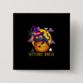Halloween Witches Brew Button (Vorderseite)