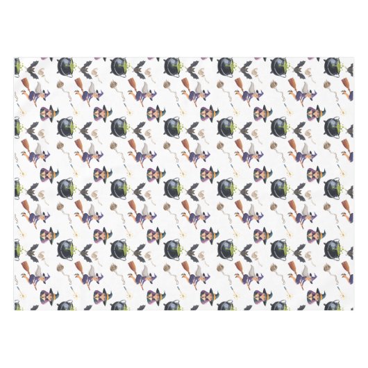 Halloween Witches Brew Tischdecke (Vorderseite (Horizontal))