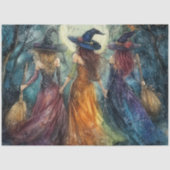 HALLOWEEN WITCHES DECOUPAGE SEIDENPAPIER (Vorderseite)