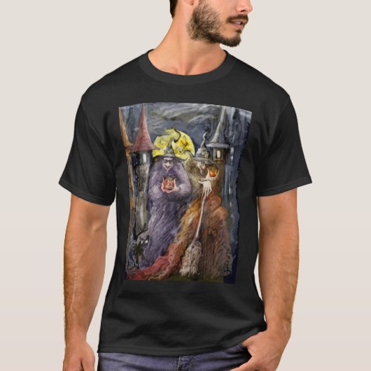 Halloween witchs (rechte Version) T - Shirt (Vorderseite)