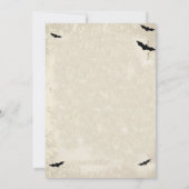 Halloween Witchs' Tea-Party Einladung (Rückseite)