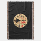 Halloween Witchy and Wild Geburtstag Decke (Vorderseite Vertikal)