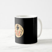 Halloween Witchy and Wild Geburtstag Kaffeetasse (VorderseiteRechts)