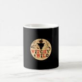 Halloween Witchy and Wild Geburtstag Kaffeetasse (Mittel)