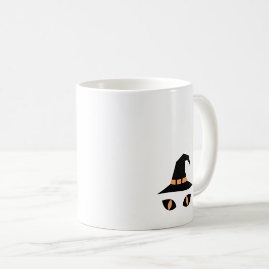 Halloween witchy cat kaffeetasse (VorderseiteRechts)