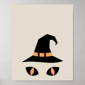 Halloween witchy cat poster (Vorne)