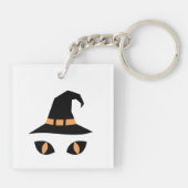 Halloween witchy cat schlüsselanhänger (Rückseite)
