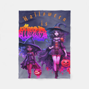 Halloween witchy Fleece Blanket