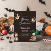 Halloween Witchy Goose Spooky Kindergeburtstag Einladung