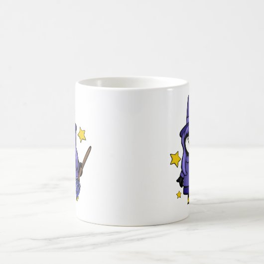 Halloween Witchy Penguin Kaffeetasse (Mittel)