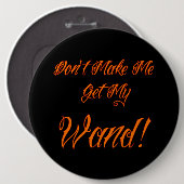 Halloween Witchy Quote Button (Vorne & Hinten)