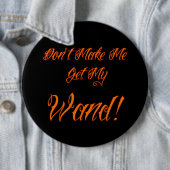 Halloween Witchy Quote Button (Beispiel)