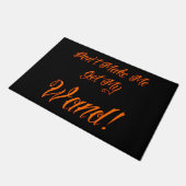 Halloween Witchy Quote Fußmatte (Schrägansicht)