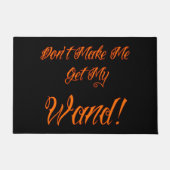 Halloween Witchy Quote Fußmatte (Vorderseite)