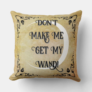 Halloween Witchy Quote Kissen
