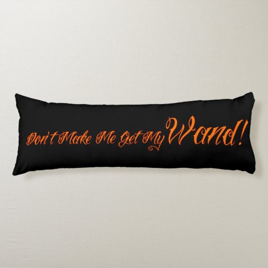 Halloween Witchy Quote Seitenschläferkissen (Vorderseite)