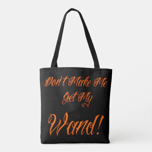 Halloween Witchy Quote Tasche (Rückseite)