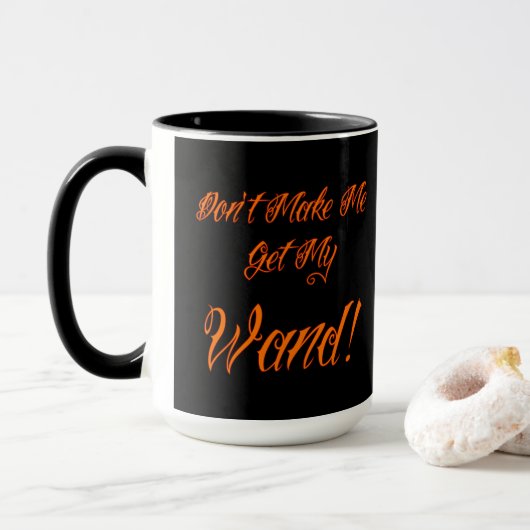 Halloween Witchy Quote Tasse (Mit Donut)