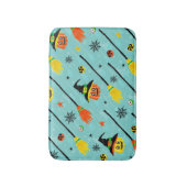 Halloween Witchy Seamless Theme Badematte (Vorderseite Vertikal)