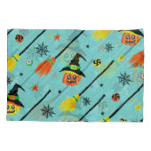 Halloween Witchy Seamless Theme Kissenbezug (Rückseite)