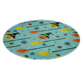 Halloween Witchy Seamless Theme Schneidebrett (Ecke)