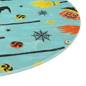 Halloween Witchy Seamless Theme Schneidebrett (Ecke)