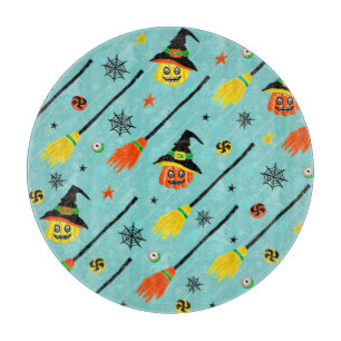 Halloween Witchy Seamless Theme Schneidebrett