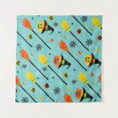 Halloween Witchy Seamless Theme Wandteppich (Vorderseite (Horizontal))