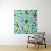 Halloween Witchy Seamless Theme Wandteppich (Beispiel)