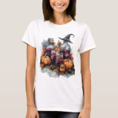 Halloween Witchy T-Shirt Apothecary Watercolor (Vorderseite)