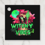 Halloween Witchy Vibes Geschenkanhänger (Vorderseite)