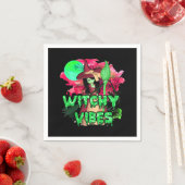 Halloween Witchy Vibes Serviette (Beispiel)