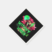 Halloween Witchy Vibes Serviette (Ecke)