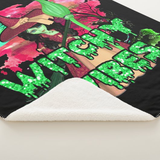 Halloween Witchy Vibes Sherpadecke (3/4)