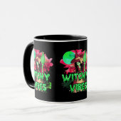 Halloween Witchy Vibes Tasse (Vorderseite Links)
