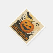 Halloween with a sensual collage technique serviette (Ecke)