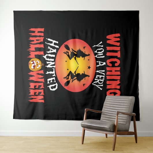 Halloween Wittling BACKDROP Wandteppich (Beispiel (Horizontal))