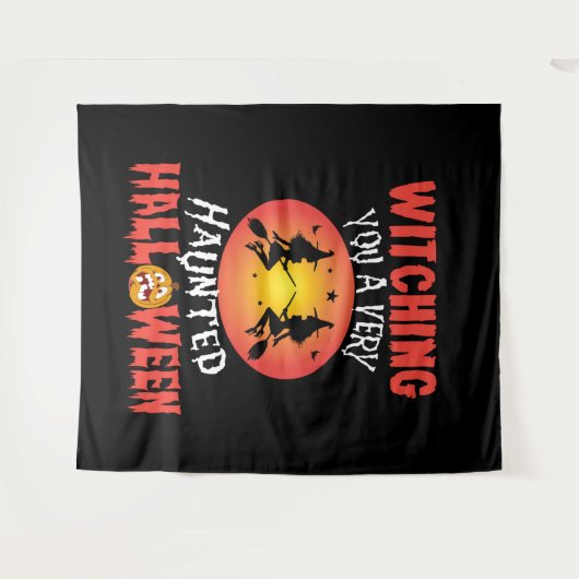 Halloween Wittling BACKDROP Wandteppich (Vorderseite (Horizontal))