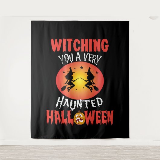 Halloween Wittling BACKDROP Wandteppich (Vorderseite)