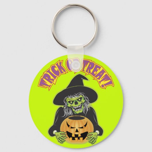 Halloween Witwe Skull Schlüsselanhänger (Vorderseite)