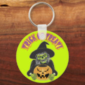 Halloween Witwe Skull Schlüsselanhänger (Vorderseite)